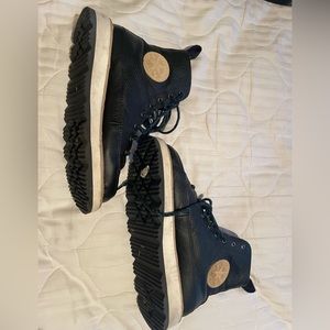 Converse Leather Platform Boots